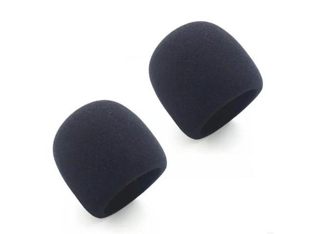 2pieces Black Sponge Microphone Covers for Zoom H1 Recorder Microphone Protector Microphones Filter Replacements