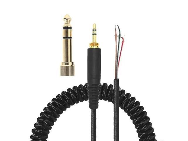 Replacement Spring Cable Cord Wire Plug for -Beyerdynamic 770 770Pro 990 990Pro Headphone Accessories