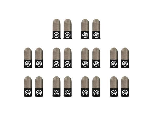 10Pair Luminous Fingertips Sweat-Proof Game Finger Sleeve Finger Cots Cover Sensitive Mobile Touch Glove for PUBG Phone Games