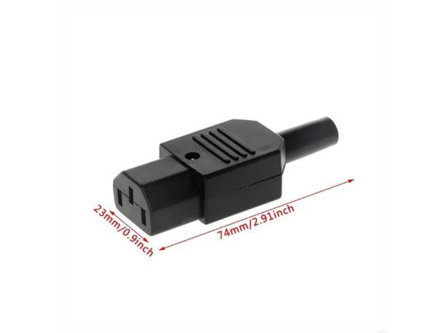 IEC 320 C13 Female Plug Rewirable Power Connector 3 Pin Socket 10A /250V