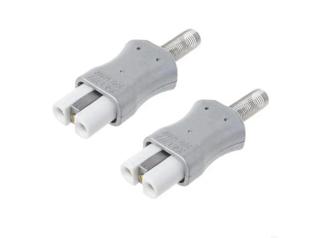2pcs 5mm Industrial Aluminum Alloy Heating Socket Electric Heaters Ring Porcelain High Temperature Plug