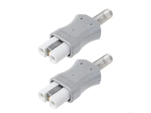 2pcs 5mm Industrial Aluminum Alloy Heating Socket Electric Heaters Ring Porcelain High Temperature Plug