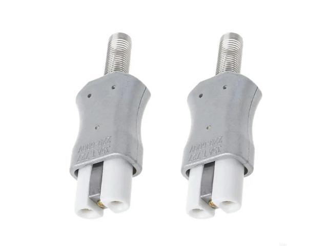 2pcs 5mm Industrial Aluminum Alloy Heating Socket Electric Heaters Ring Porcelain High Temperature Plug
