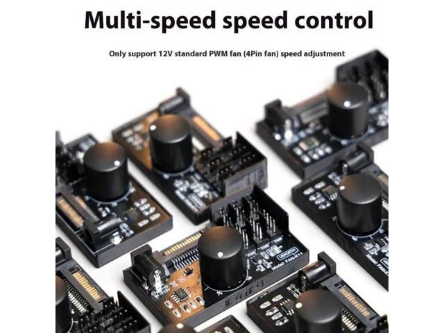 PWM Fan Speed Controller Power Fan Governor NAS Server Fan Speed Regulator PWM Fan Control For Water Cooling