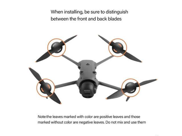 1Set Propellers for 4 Propellers Low-Noise and Quick-Release
