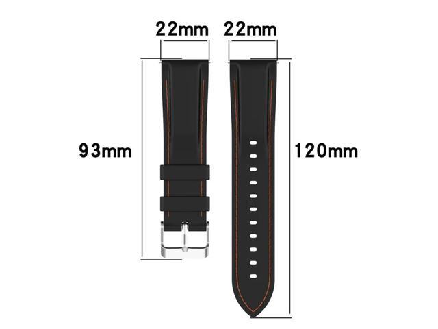2X For Galaxy Watch 3 45MM / Gear S3 Strap Double Watchbands Sport Bracelet 22Mm Watch Band For Galaxy Watch