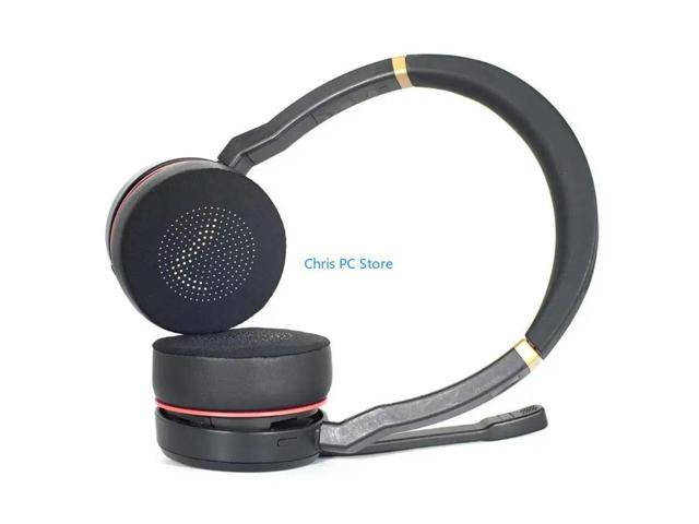 Anti Slip Cooling Ear Pads Ear Cushions for Evolve 75 75+ Headphones Upgraded