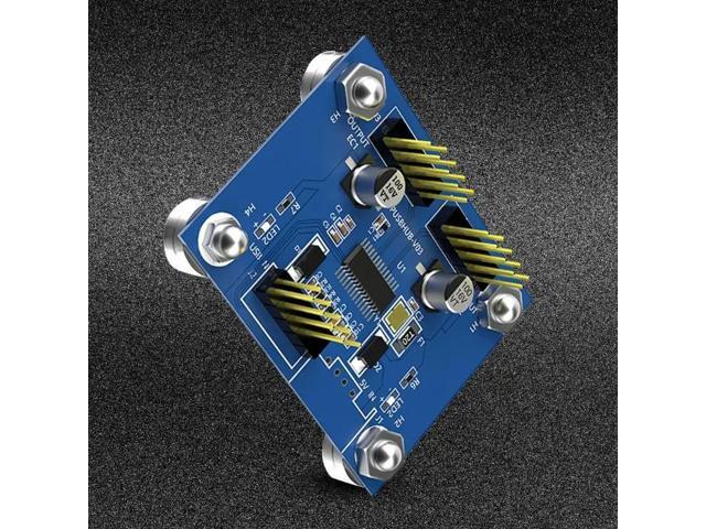 9Pin USB Splitter Expansion Card 1 to 2 USB2.0 9-Pin Extension Adapter Board For Desktop Motherboardd Header