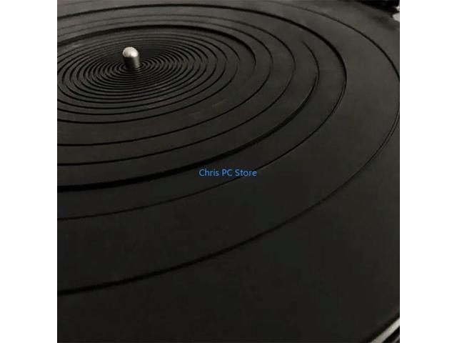 Turntable Platter Mat Silicone for LP Anti-slip Pad Universal for Audio Turntable Platter (about 12 Inch Diameter)