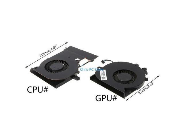 Laptop CPU Cooling Fan Motherboard Air Compatible for OMEN 15-CE 17-AN Quiet Silent Control Replacement