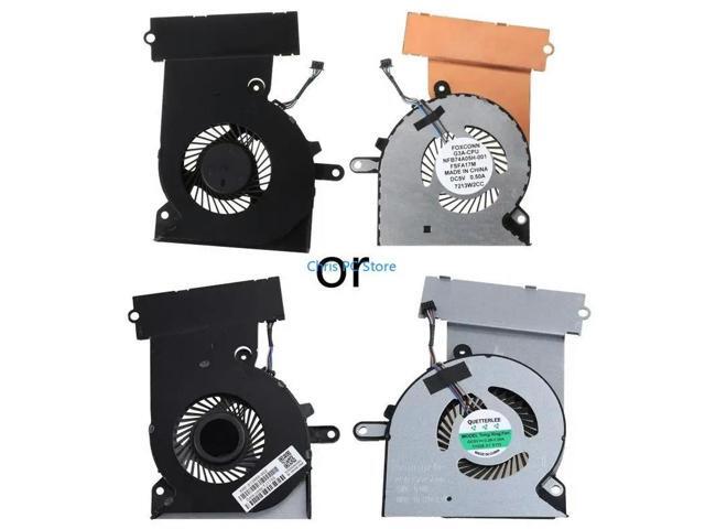 Laptop CPU Cooling Fan Motherboard Air Compatible for OMEN 15-CE 17-AN Quiet Silent Control Replacement