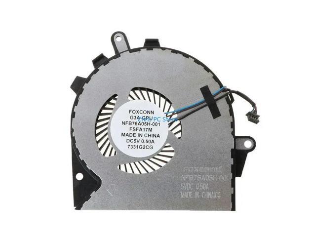 Laptop CPU Cooling Fan Motherboard Air Compatible for OMEN 15-CE 17-AN Quiet Silent Control Replacement