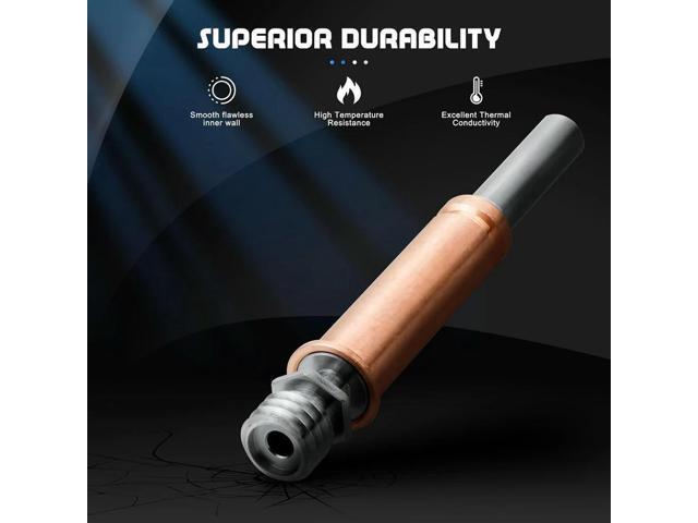 For Kobra 3 Bimaterial Heatbreak Throat,High Temperature Resistant Long Hose,3D Printer Assembled Extruder Hotend Throat