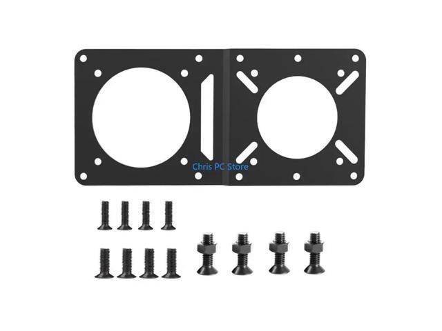 VESA Mount Extension Plate Adjustable Bracket with Screws For Mini PC Mounting