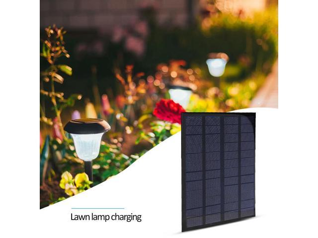 3W 12V Solar Panel Polysilicon Solar Cell Panel High Efficiency Solar Charger Panel for Low Power Electrical Appliances