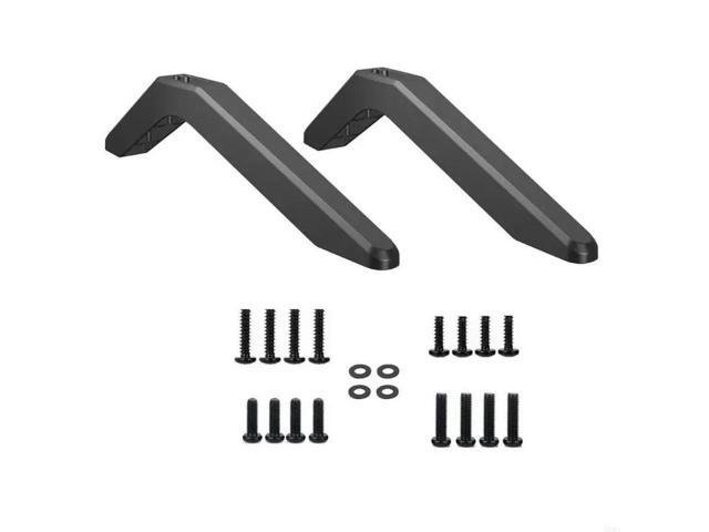 tv666 Desk Television Base Legs Stand Easy Installs No Hole Support
