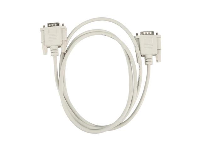 VGA DB15 Male To RS232 DB9 Pin Male Adapter Cable / Video Graphic Extension Cable (White, 1.4M)