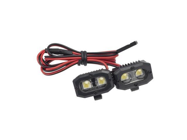 RC Car Lights LED Spotlight With Controller For 1/10 RC Car TRX4 SCX10 9004 LED Light A