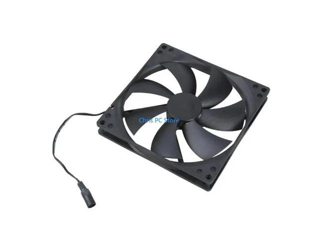18025mm 12V Exhaust Fan With 5.5x2.1mm Power Connector 53CFM Quiet Operation