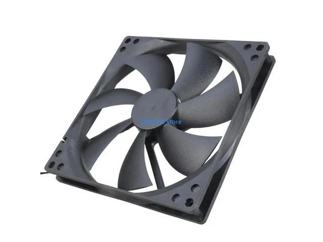 18025mm 12V Exhaust Fan With 5.5x2.1mm Power Connector 53CFM Quiet Operation