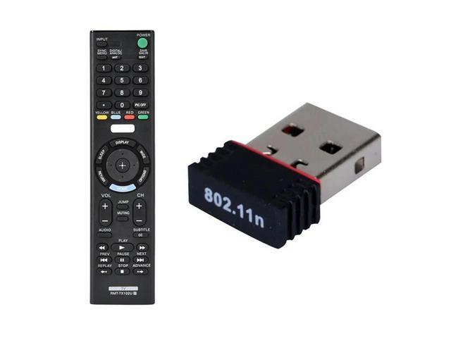 Realtek USB Wireless 802.11B/G/N Lan Card Network Adapter RTL8188 & Tv Remote Control For Rmt-Tx102u