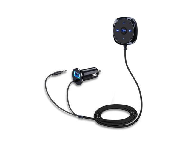 Car Bluetooth-compatible Audio Receiver 3.5mm AUX Handsfree Audio Music Receiver Adapter Auto Accessories for phone Tablet