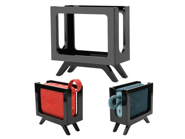 Speaker Stand Acrylic Tabletop Holder Anti-Slip Speaker Mount Speaker Display Shelf for JBL Go 4 & Go 3 Speaker