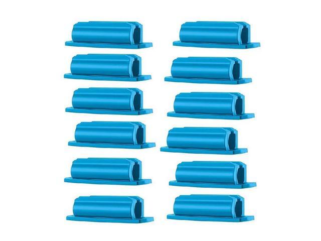 12PCS Blue Silicone Pen Holder Is Suitable For Marker Pens, Pencils Sticky Silicone Pen Holder On The Desktop.
