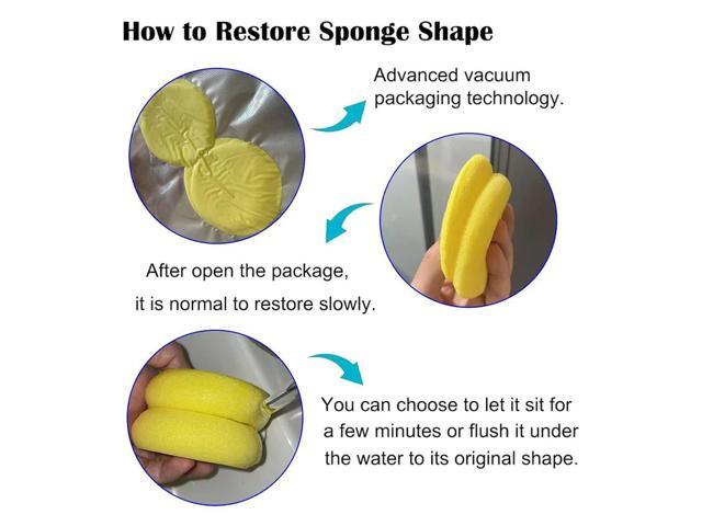 50Pcs Painting Sponges For Clay, Round Sponge, Clay Sponges For Pottery, Paint Sponges