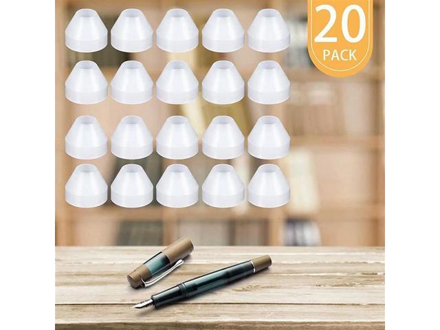40Pack Pen Bushings,White Non-Stick Pen Bushing For CA Finishing Pen Turning(0.43Inch/11Mm Height,0.55Nch/14Mm Diameter)