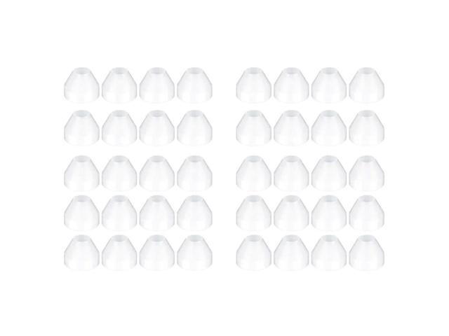 40Pack Pen Bushings,White Non-Stick Pen Bushing For CA Finishing Pen Turning(0.43Inch/11Mm Height,0.55Nch/14Mm Diameter)
