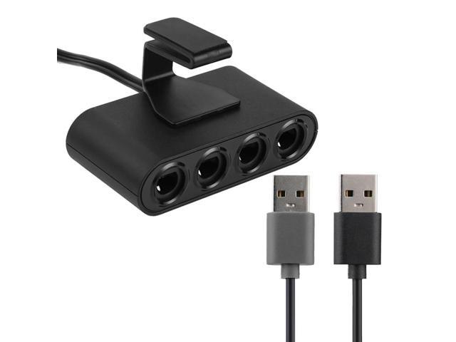 3 in 1 4 Port Game Controller Adapter Computer Cable Fit for Nintend Switch/Wiiu