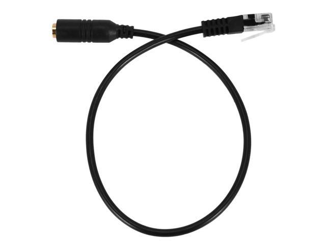 8X 3.5Mm Plug Jack To RJ9 For Headset To For Office Phone Adapter Cable