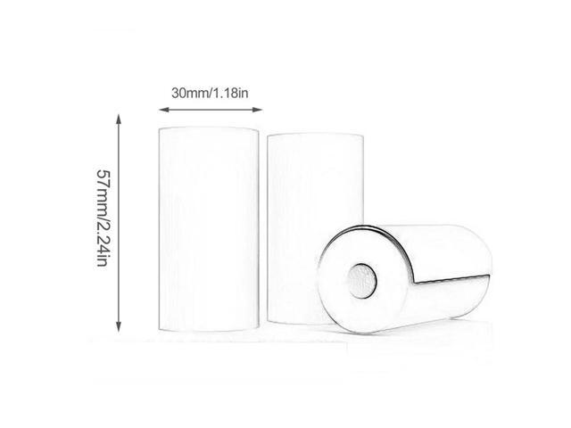 20 Rolls Paper Cash Register POS Receipt Papers 57X30mm Paper For Printer Cash Register