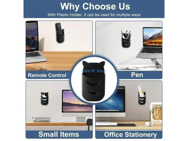 Small PC Mount Bracket Adjustable Mounting Space Saving Computer Holder Desk