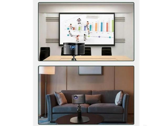 Tabletop Projector Holder Stand with 360Degree Flexible Adjustment and l Projector Desk Bracket Safe