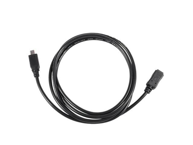 3X 1.5M Mini USB B 5Pin Male To Female Extension Cable Cord Adapter Black