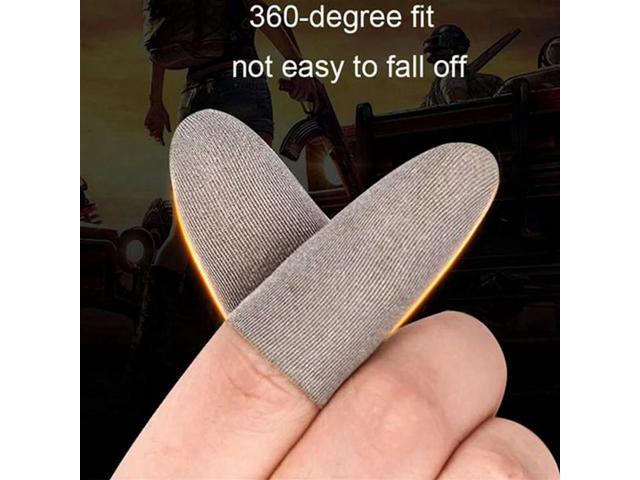 24PCS Sleep-Proof Sweat-Proof Professional Press Screen Thumbs Finger Sleeve For Pubg Mobile Phone Game Gaming Gloves