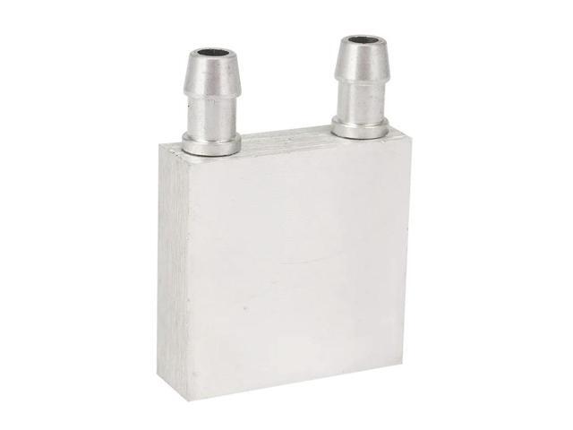 6X Primary Aluminum Alloy Water Cooling Block 40X40mm For Liquid Water Heat Sink System Silver For PC Laptop CPU
