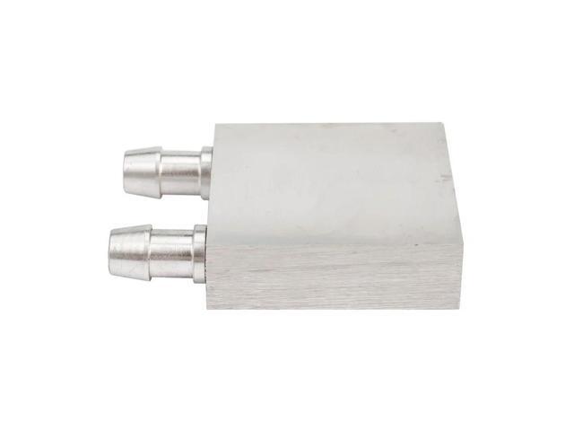 6X Primary Aluminum Alloy Water Cooling Block 40X40mm For Liquid Water Heat Sink System Silver For PC Laptop CPU