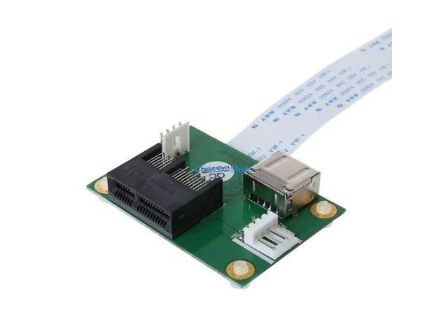 Mini PCI-E to PCI-E for Express X1+USB 2.0 480 s Riser Card with High Speed Cable