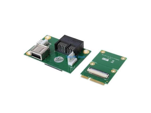 Mini PCI-E to PCI-E for Express X1+USB 2.0 480 s Riser Card with High Speed Cable