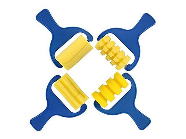 Set Of 16Pcs Sponge Paint Roller Brush DIY Children Painting Brushes Kid Art Craft Painting Tool