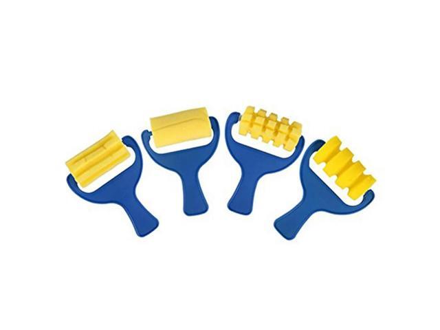Set Of 16Pcs Sponge Paint Roller Brush DIY Children Painting Brushes Kid Art Craft Painting Tool