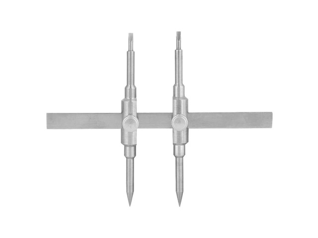 Lens Repair Wrench Dual Tip Stainless Steel Lens Repair Set Lens Spanner Wrench for Disassemble 10-130mm Film/Telescope Lens