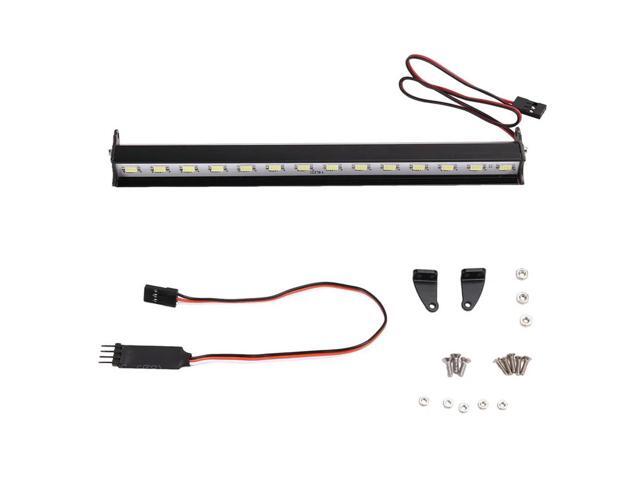 RC Car Roof LED Light Bar Adjustable Mode For 1/10 Crawler SCX10 Wraith Capra TRX4 TRX6 CC01