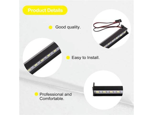 RC Car Roof LED Light Bar Adjustable Mode For 1/10 Crawler SCX10 Wraith Capra TRX4 TRX6 CC01