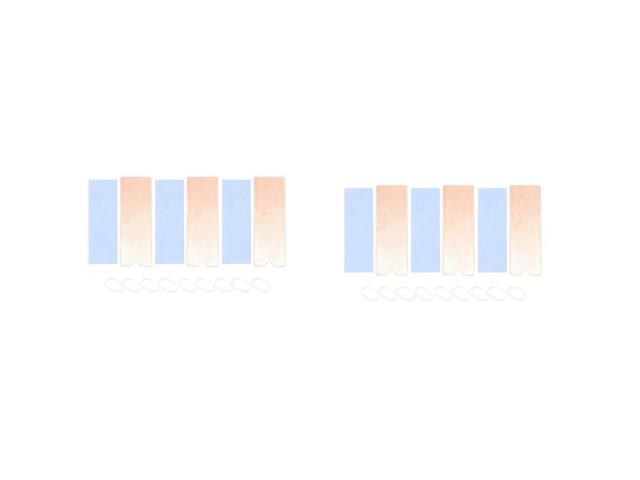 6Pcs M.2 SSD Heat Sink NVME NGFF M.2 2280 Solid State Hard Disk Pure Copper Heatsink Thin Radiator 1.0Mm