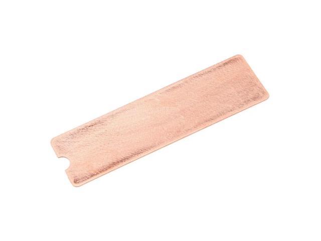 6Pcs M.2 SSD Heat Sink NVME NGFF M.2 2280 Solid State Hard Disk Pure Copper Heatsink Thin Radiator 1.0Mm