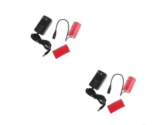 Power Converter 3V LR20 D Eliminators Adapter Replace 2Pcs 1.5V D Size Batteries for Toy Radio Flashlights